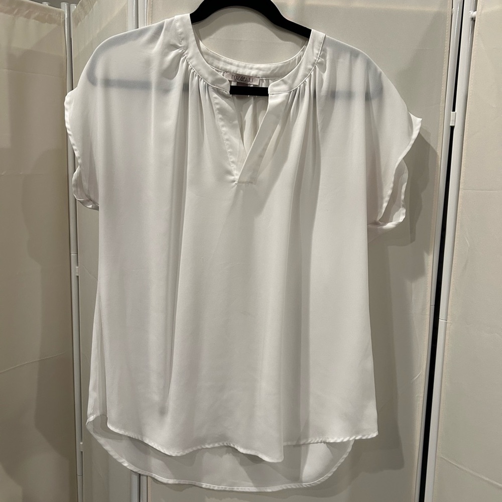 Elegant White Women's Top
